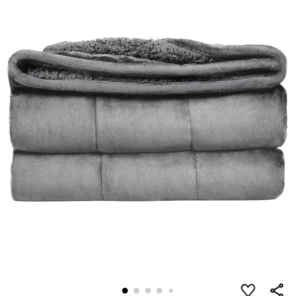 Sivio Sherpa Fleece Weighted Blanket for Adult - Picture 5 of 5